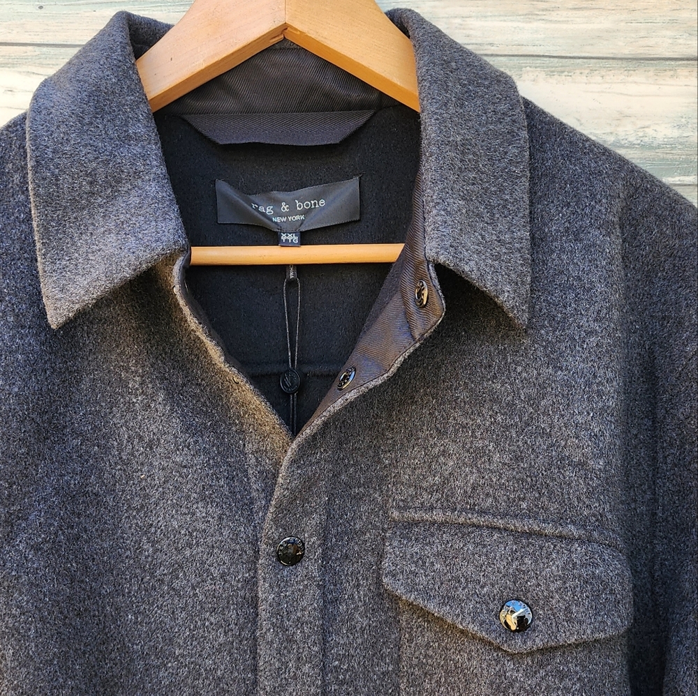 RAG & BONE PRINCIPLE SHIRT JACKET - Picture 5 of 9